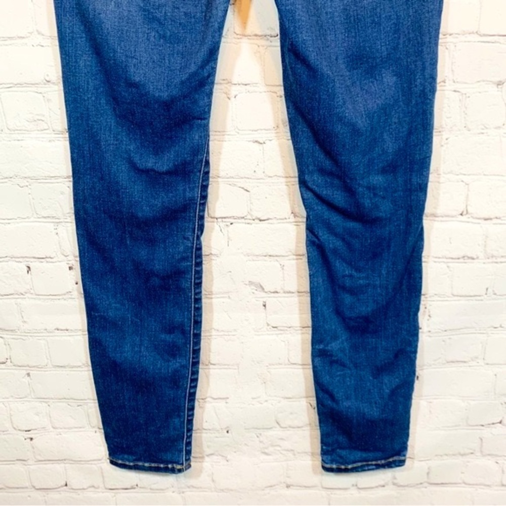 Judy Blue Dark Blue Leopard Patch Skinny Jeans - Picture 6 of 8